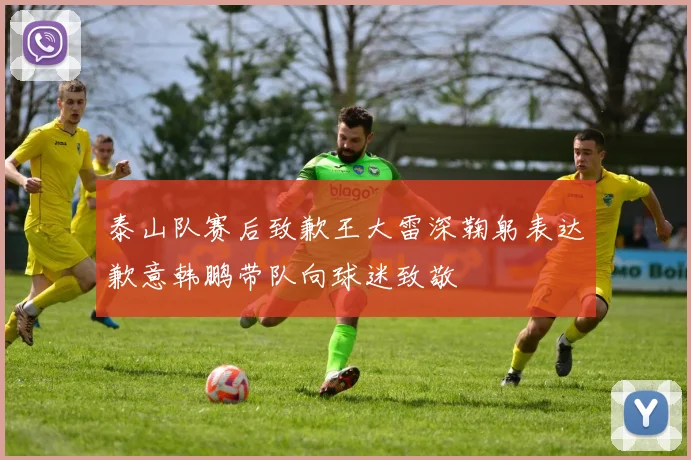 泰山队赛后致歉王大雷深鞠躬表达歉意韩鹏带队向球迷致敬